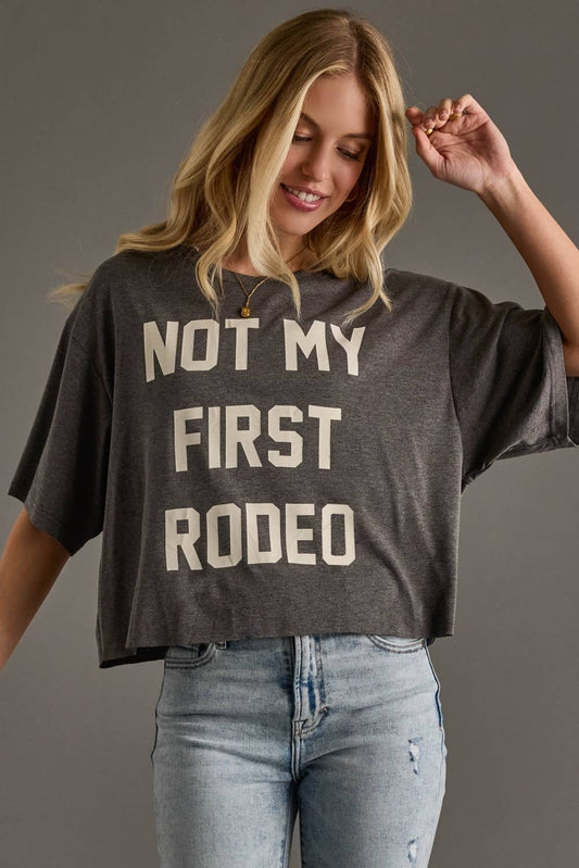Not My First Rodeo Cropped Tee