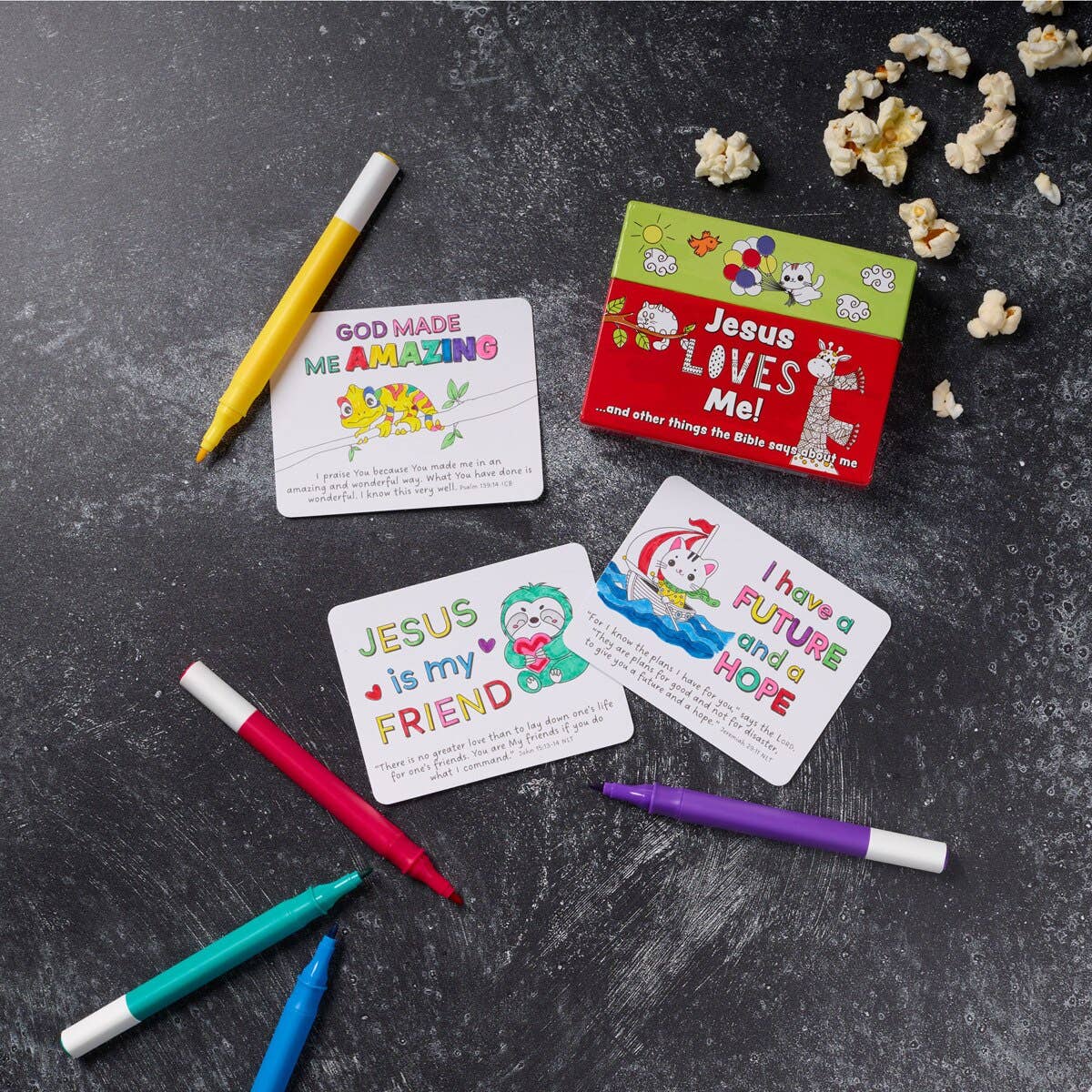 Coloring Cards Jesus Loves Me