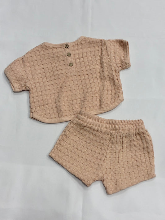 Pink Shorts Set