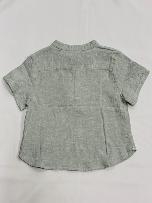 Kids Light Blue Button Up