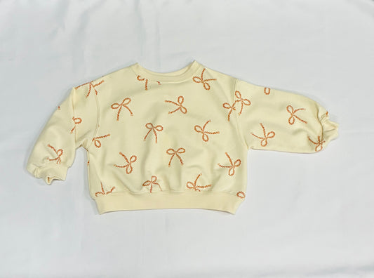 Kids Rope Bow Sweat Set