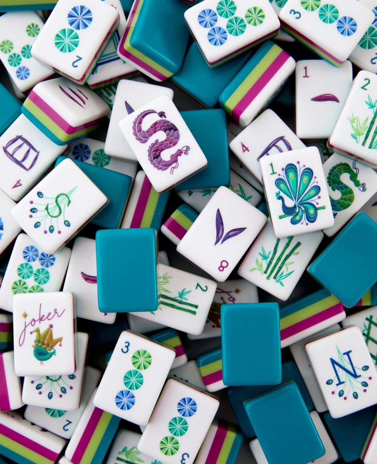 Lagoon Tiles- OhMyMahjong