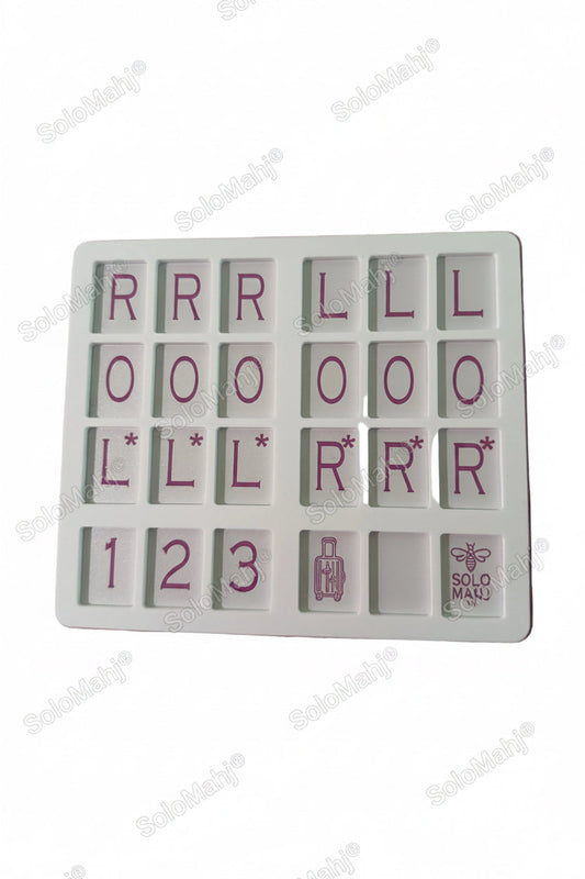 SoloMahj Weekender Board – Travel Solitaire Mahjong for Small Tiles