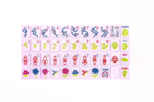 THE CHINOISERIE SET - MAHJONG TILES: LUXE LILAC