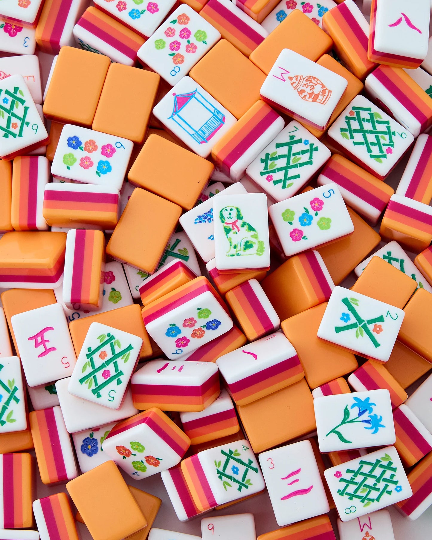 Sunset Mahjong Tiles - OhMyMahjong