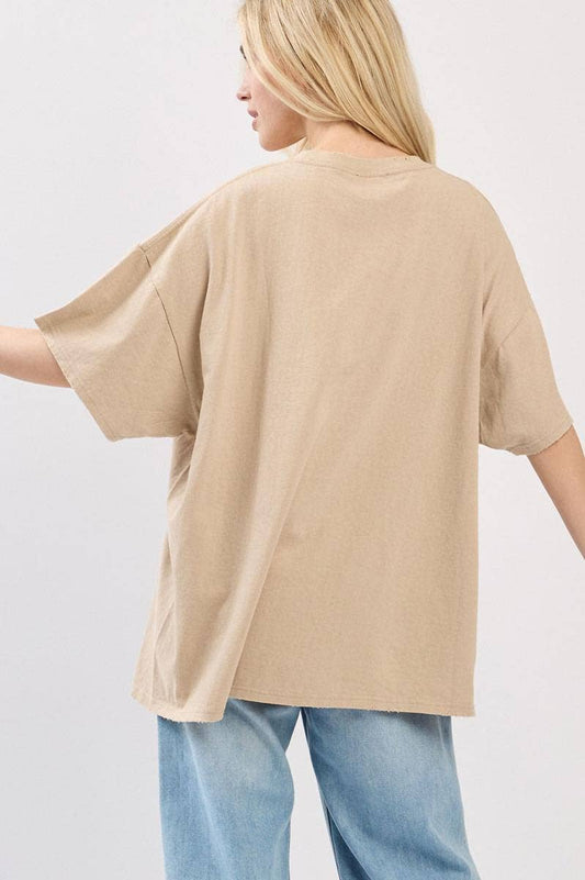 Vintage Horse Artwork Graphic Oversized Seamless Box Tee