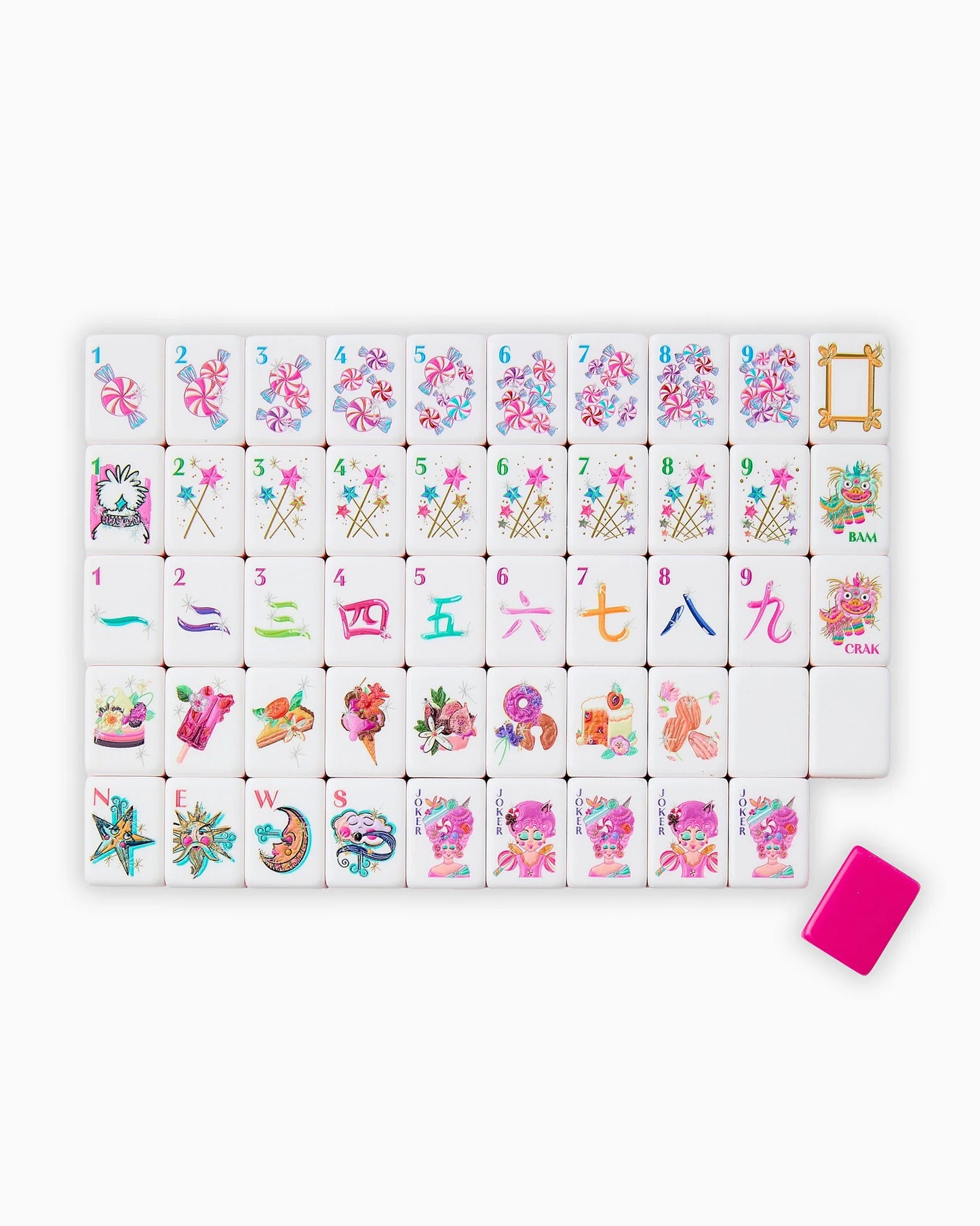 Glitterville Mahjong Tiles- OhMyMahjong