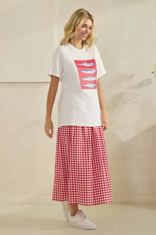 Fish Graphic Top