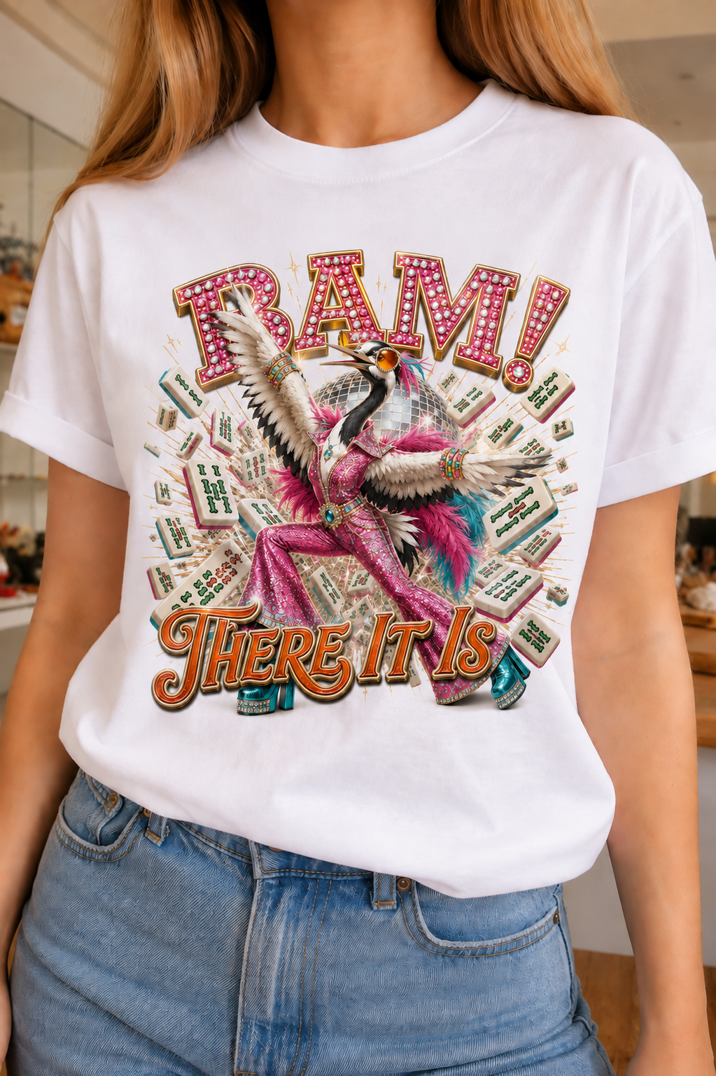 Bam! There It Is Mahj Tee