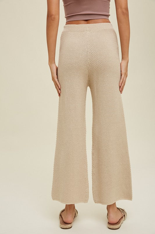 Blaire Textured Sweater Pants