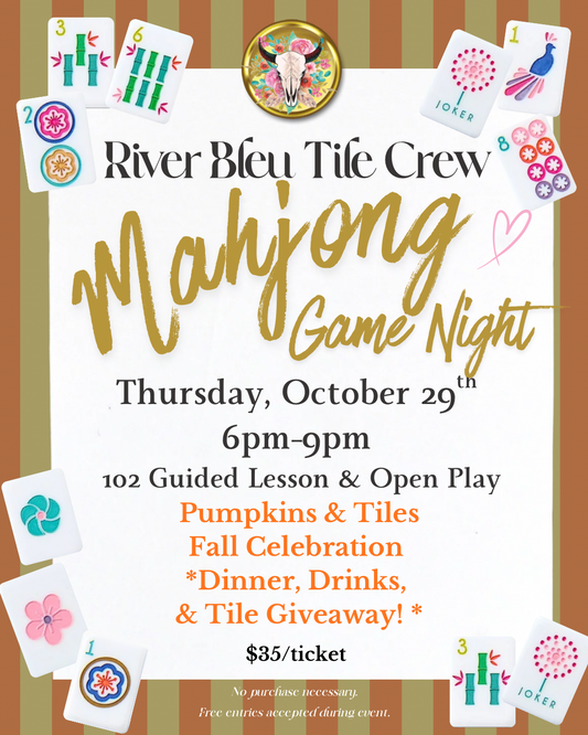 NORTHLAKE Mahjong Game Night October 29th - FALL CELEBRATION!!