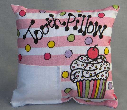 Cupcake Tooth Pillow