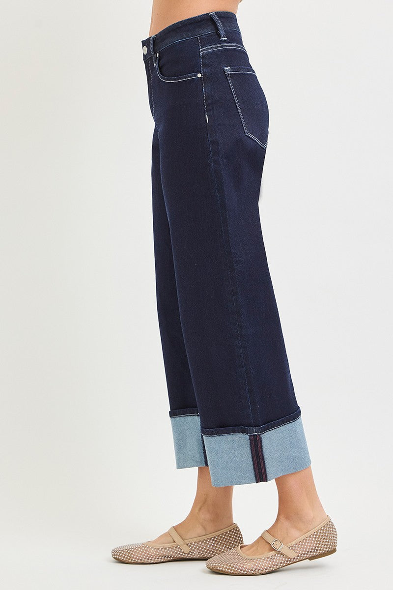 Slouchy Crop Barrel Jean