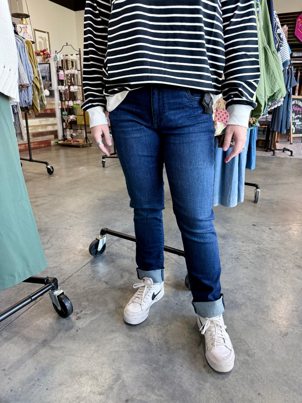 Hannah’s Dark Wash Skinny Jeans