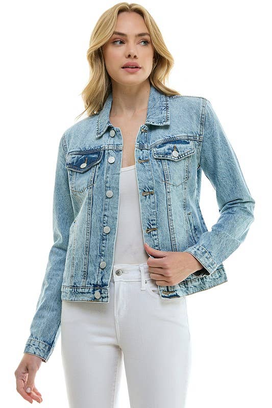 Rowan Casual Cotton Denim Jean Jacket