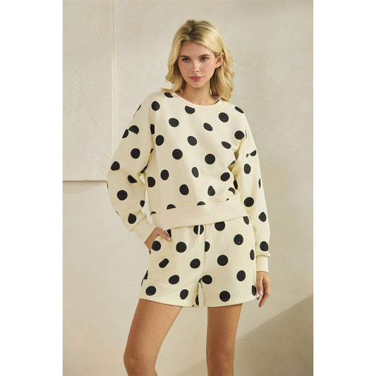Polka Dot SweatShirt
