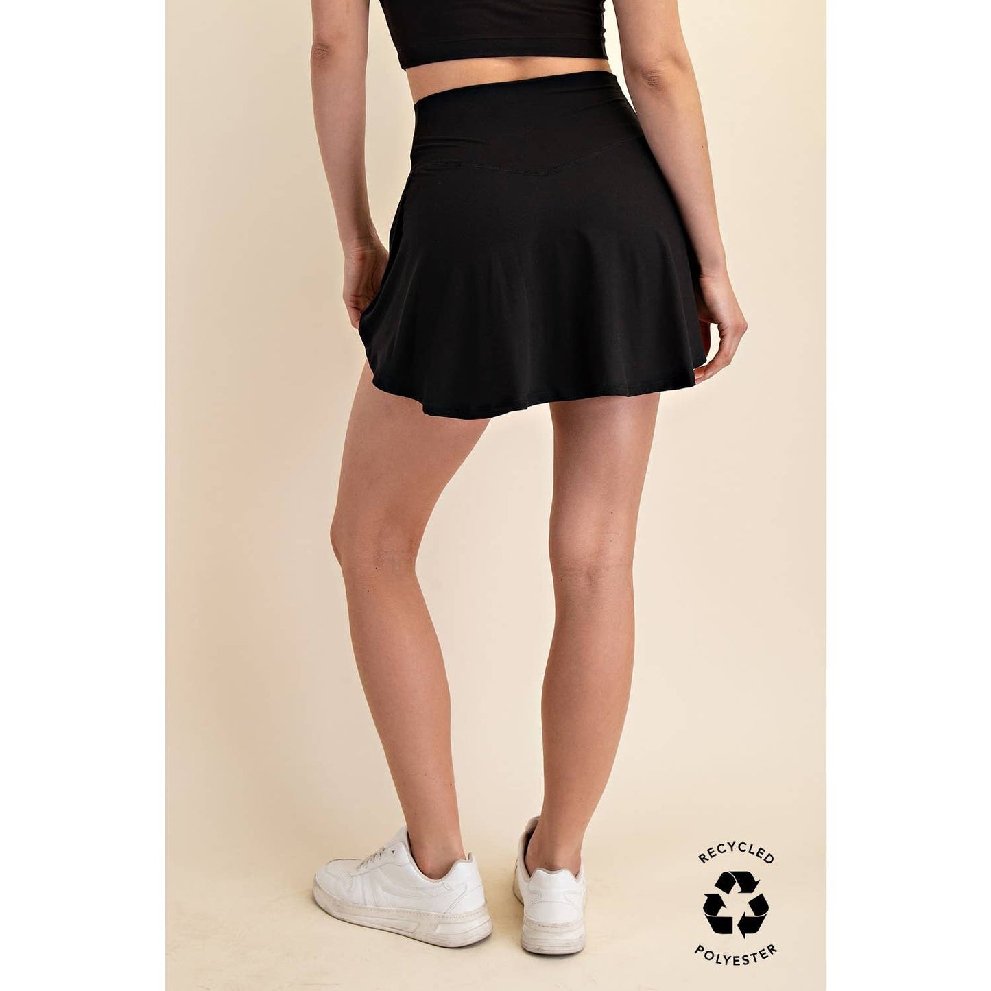 Carli V-Shaped High-Waist SKORT
