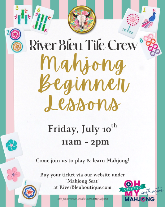 NORTHLAKE Mahjong Beginner Daytime 101 Lesson July 10th