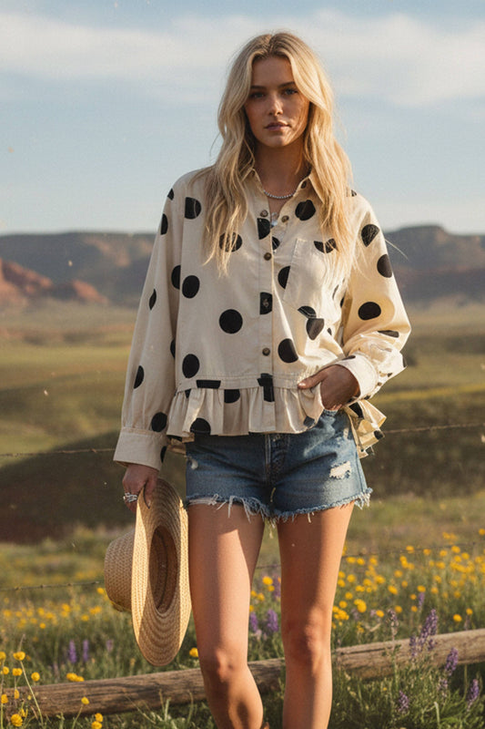 Trish Polka Dot Blouse