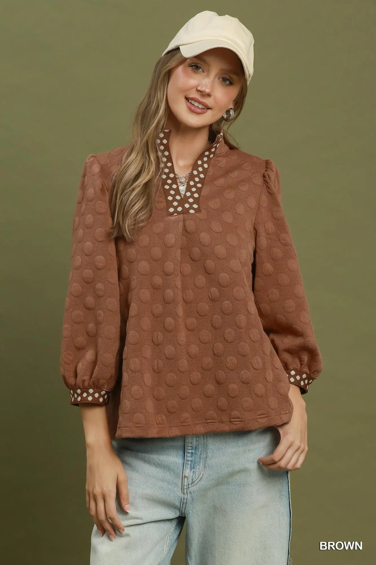 Polka Dot Blouse