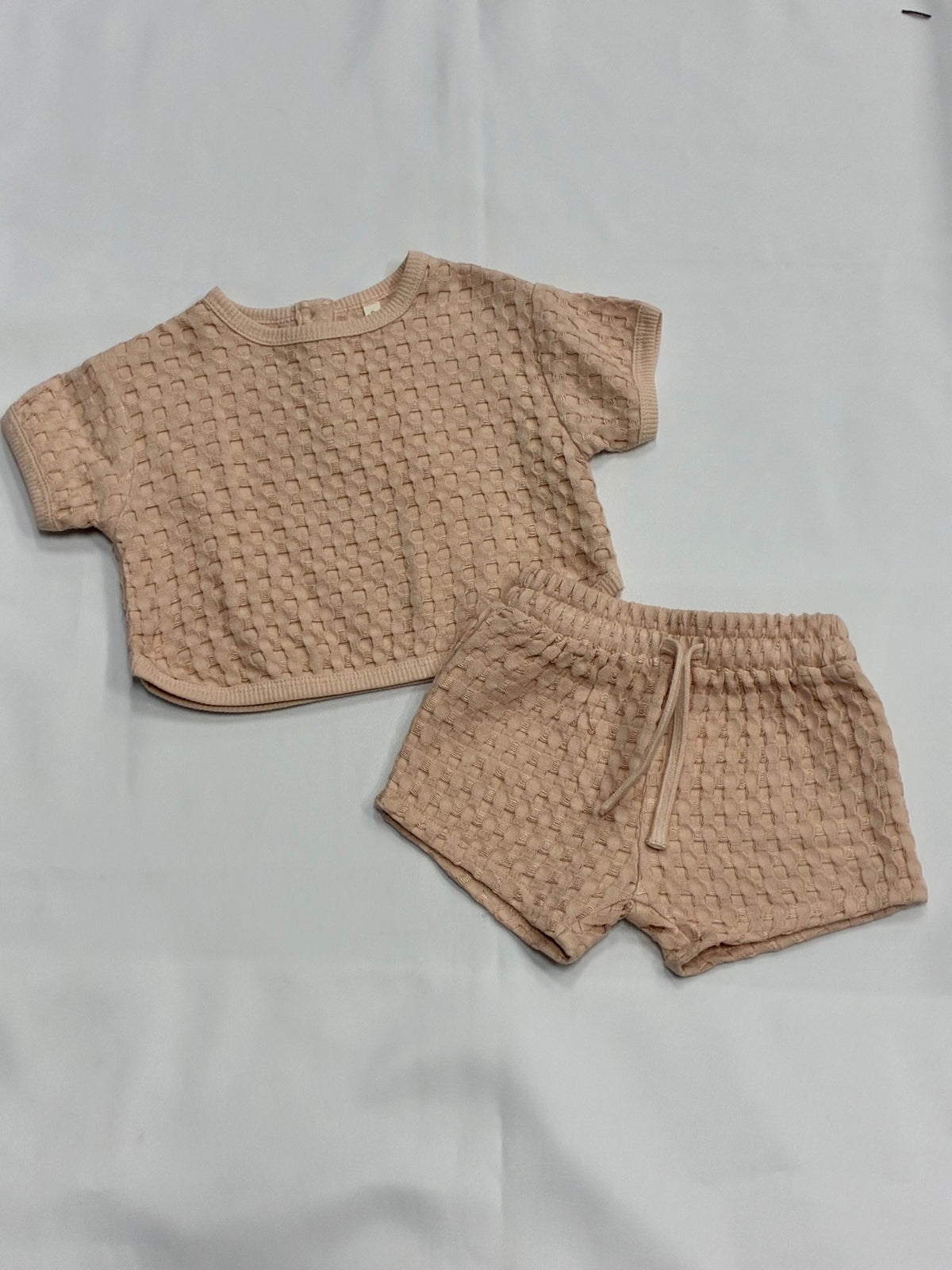 Pink Shorts Set