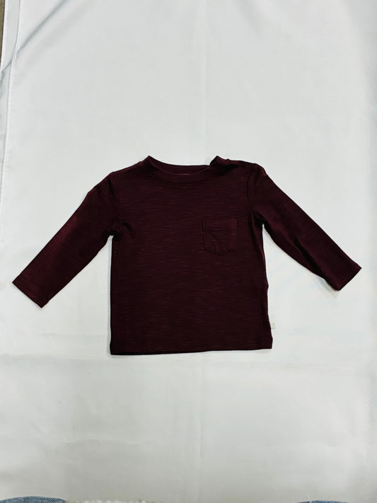 Kids Maroon Long Sleeve