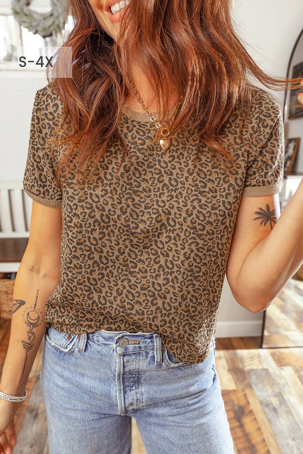 Trish Cheetah Tee