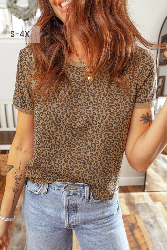 Trish Cheetah Tee