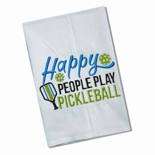 Pickleball Tea Towel - Fun Designs for Pickleball Lovers and Enthusiasts