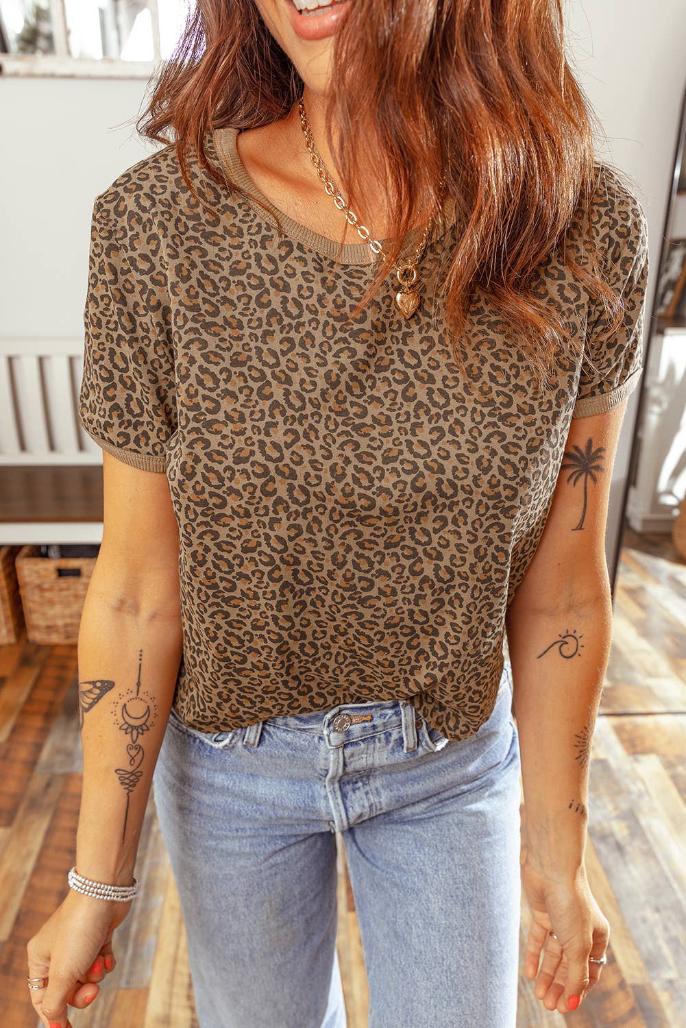 Trish Cheetah Tee