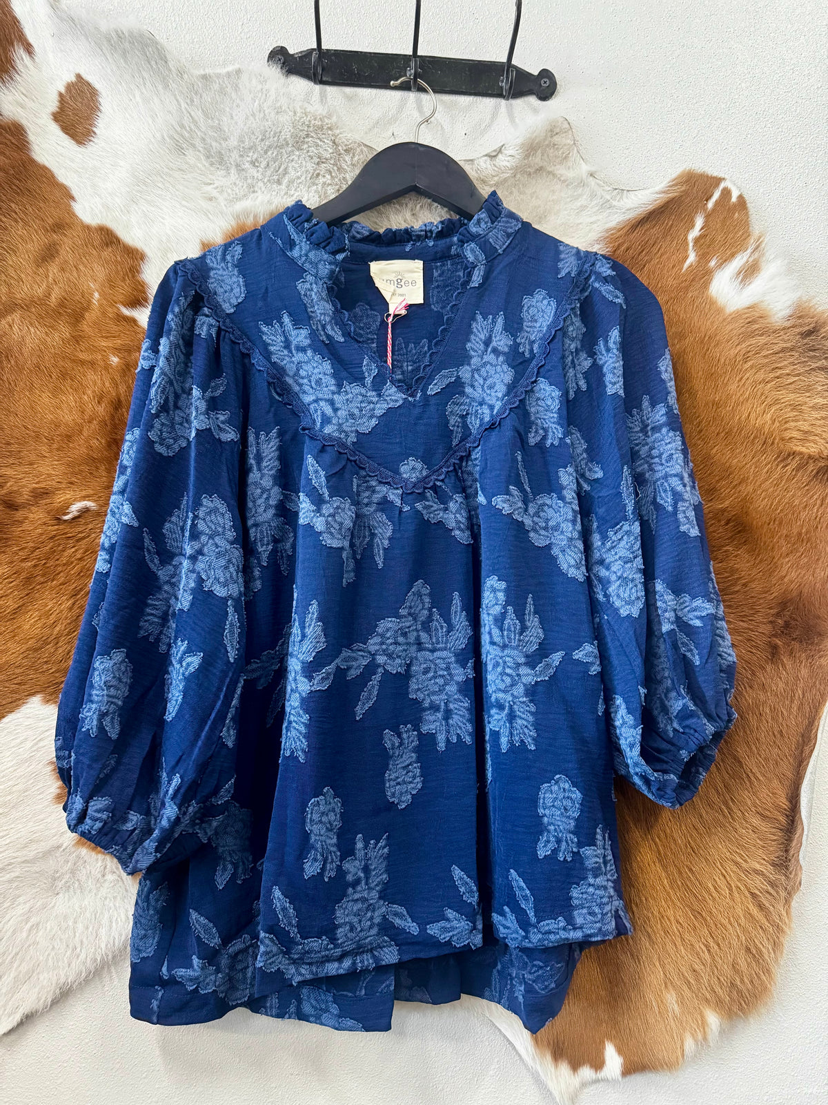 Navy Blouse