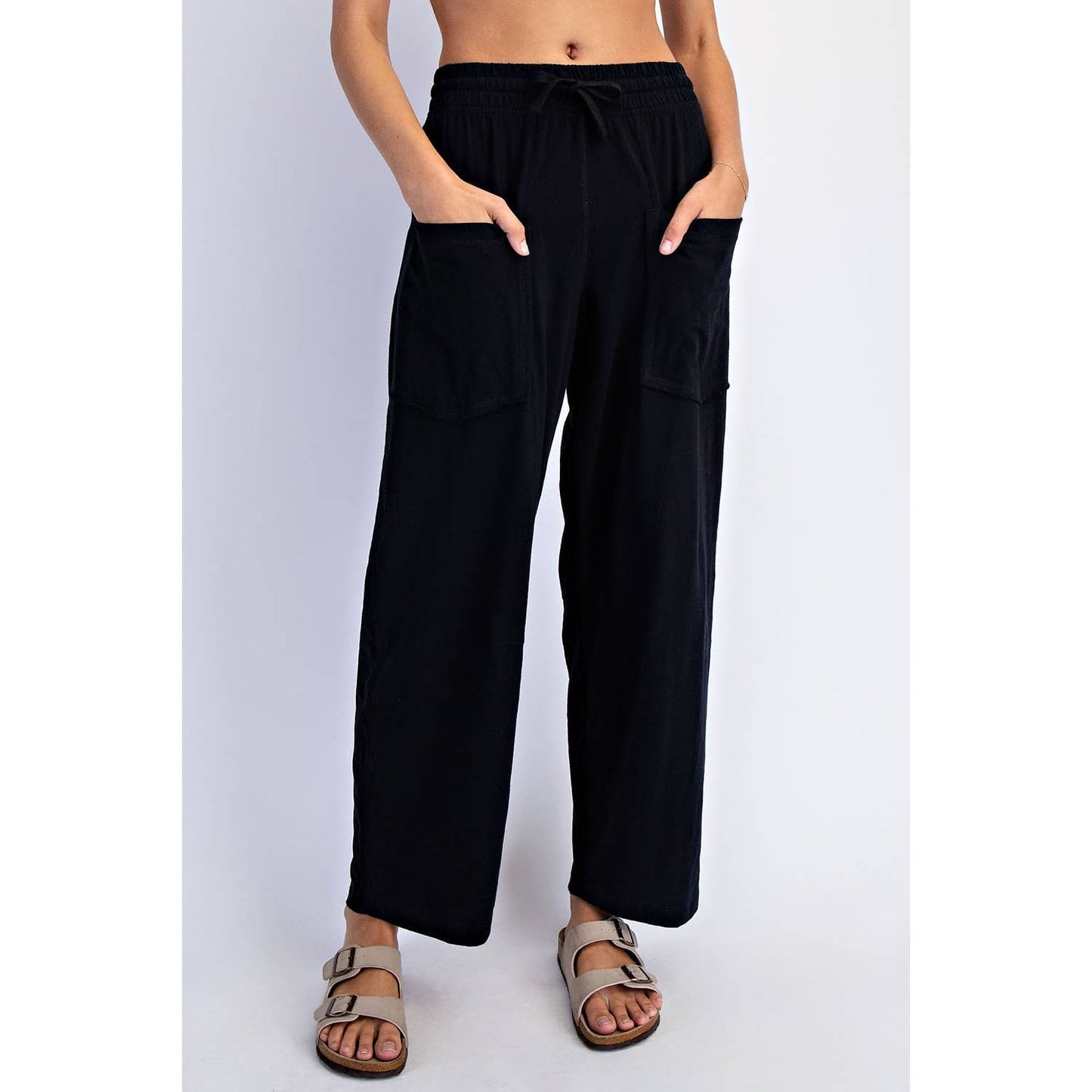 Resie Cotton Barrel Pants