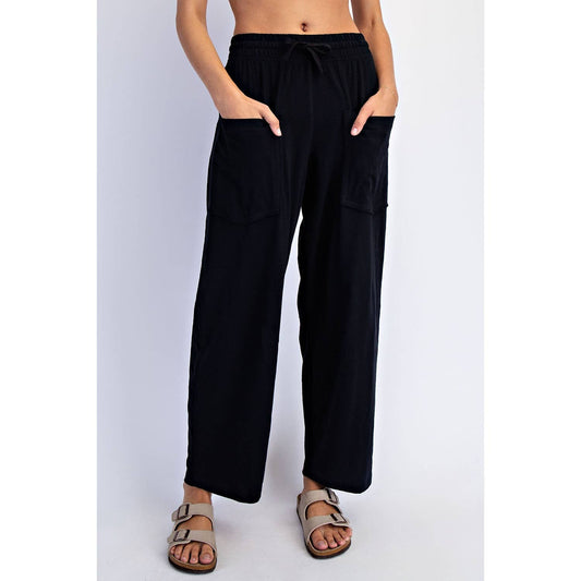 Resie Cotton Barrel Pants