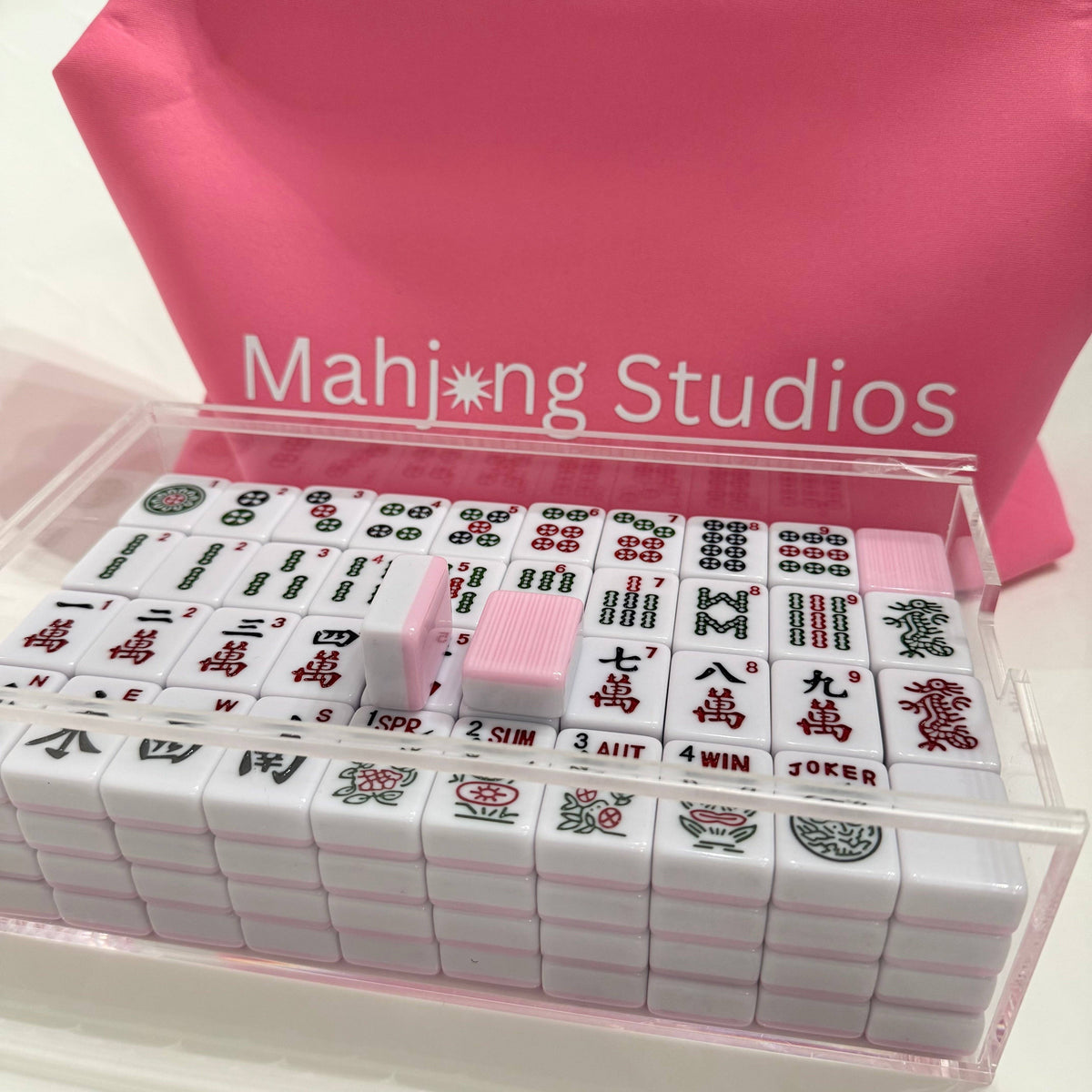 Blush & Bamboo American Mahjong Tile Set