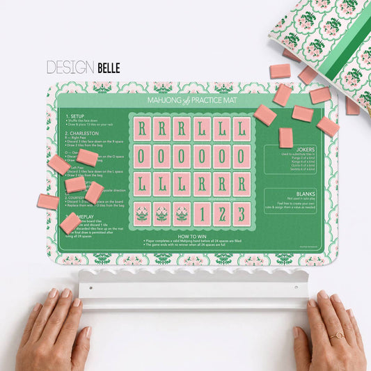 Mahjong Practice Mats, Neoprene, Solo, Mix-n-Match Designs