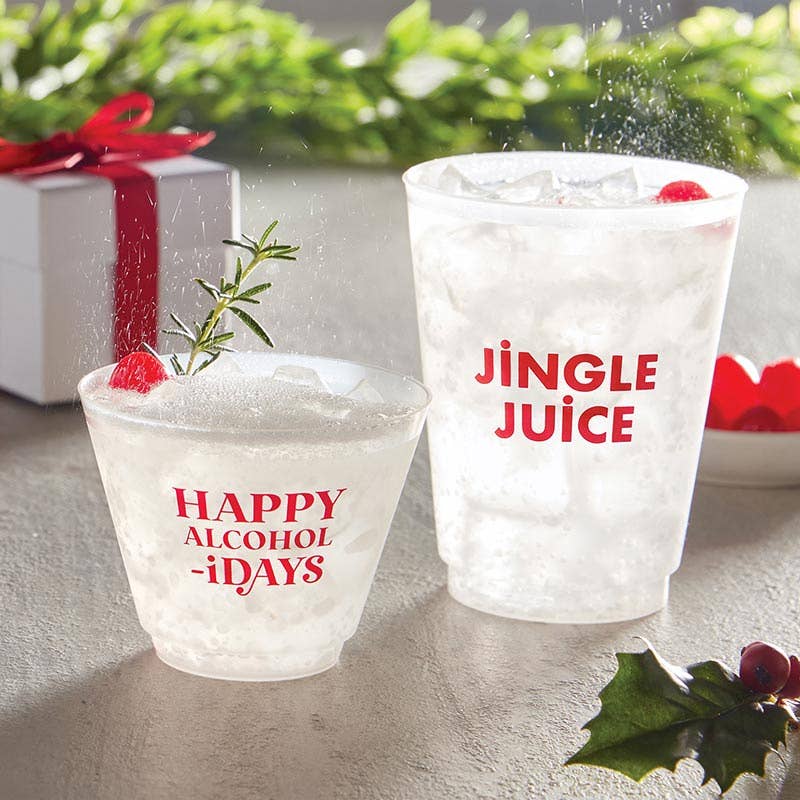 Face to Face Frost Cups - Jingle Juice - Set of 8