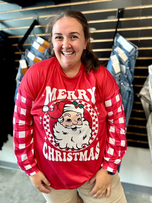 Merry Santa Top