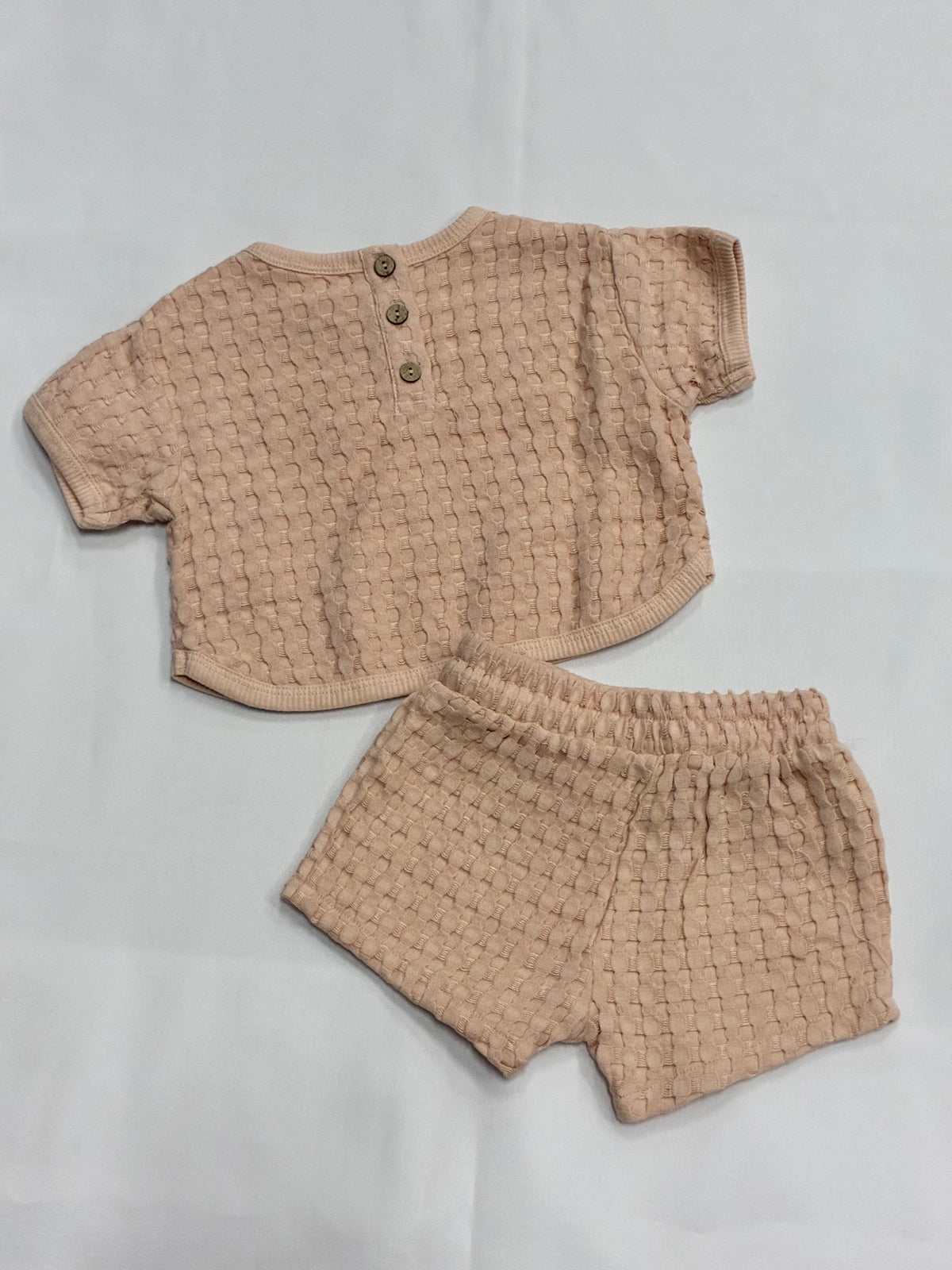 Pink Shorts Set