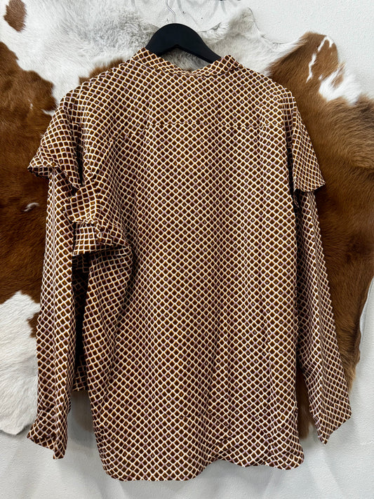 Chiffon Button Blouse