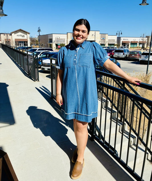 Blair Stripe Polo Mini Dress