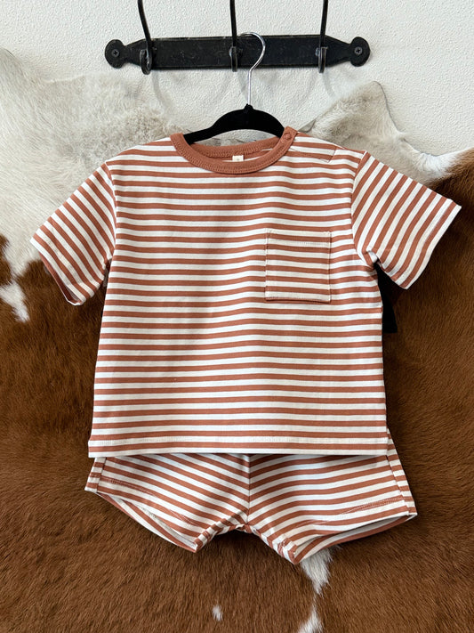 Boxy Pocket Tee & Short Set