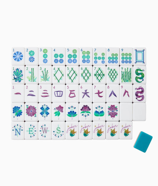 Lagoon Tiles- OhMyMahjong