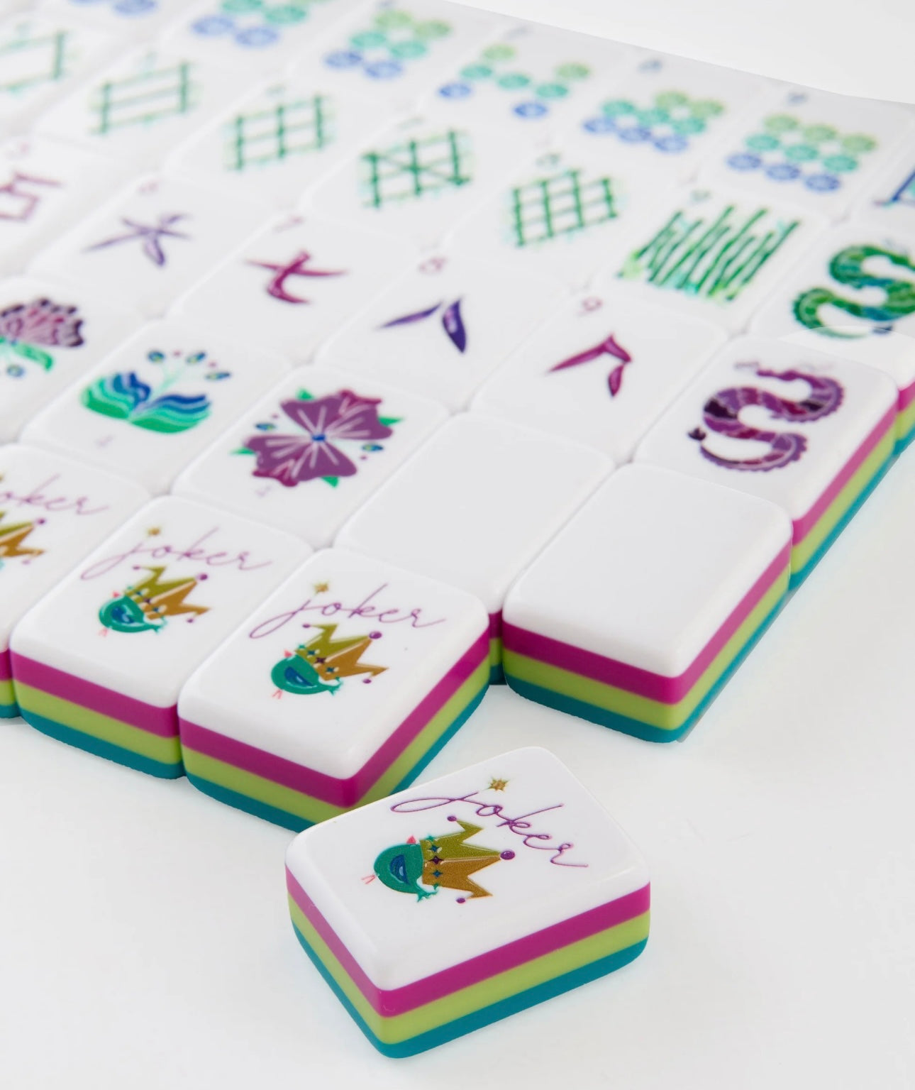 Lagoon Tiles- OhMyMahjong