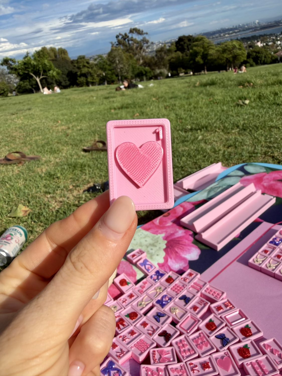 Travel Mahjong Tiles - The Flamingo