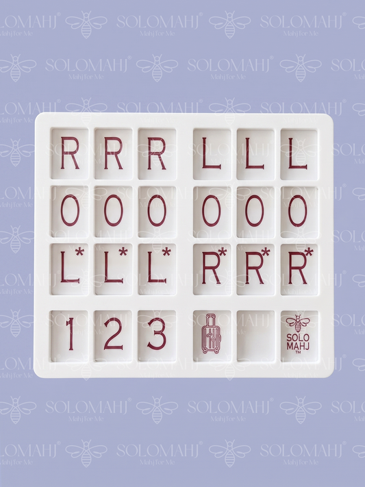 SoloMahj Weekender Board – Travel Solitaire Mahjong for Small Tiles