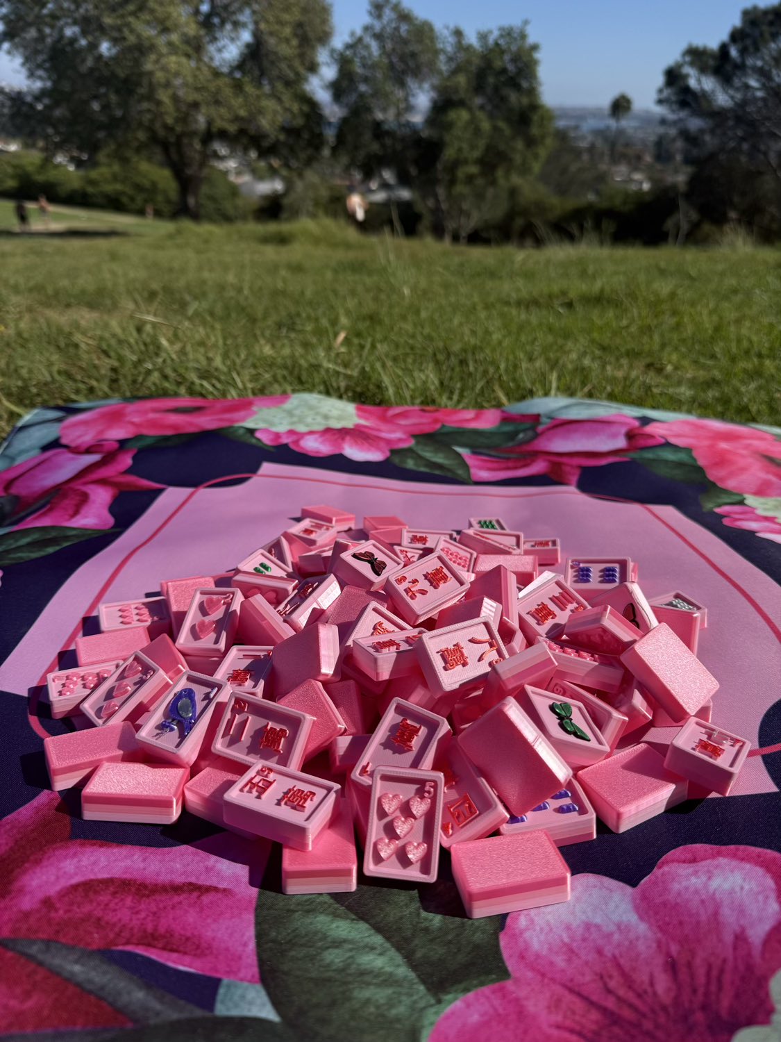 Travel Mahjong Tiles - The Flamingo