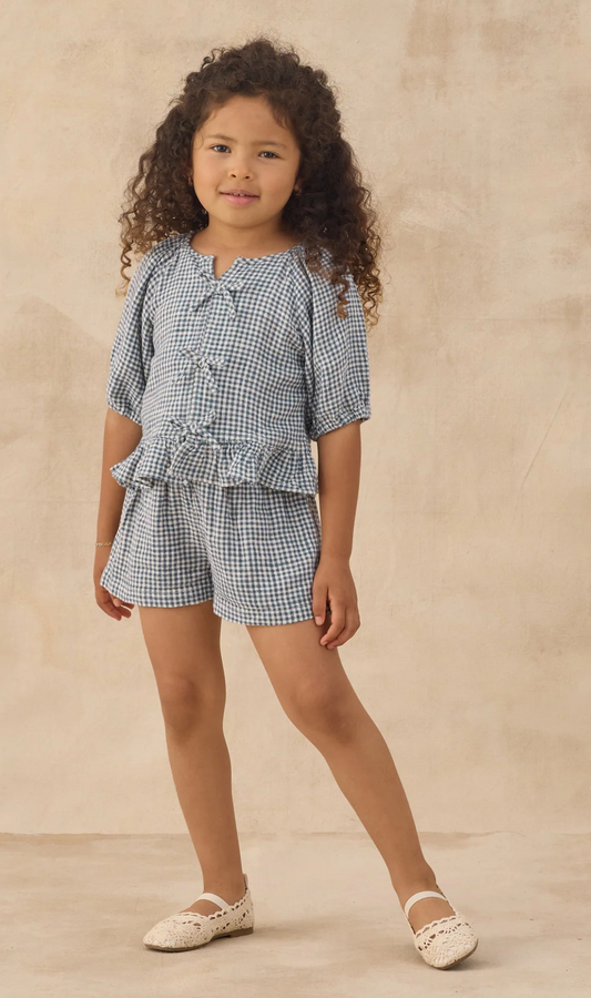 Juniper Set Marine Gingham