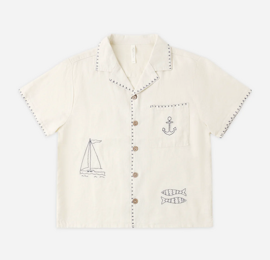 Lapel Collar Shirt Sailor
