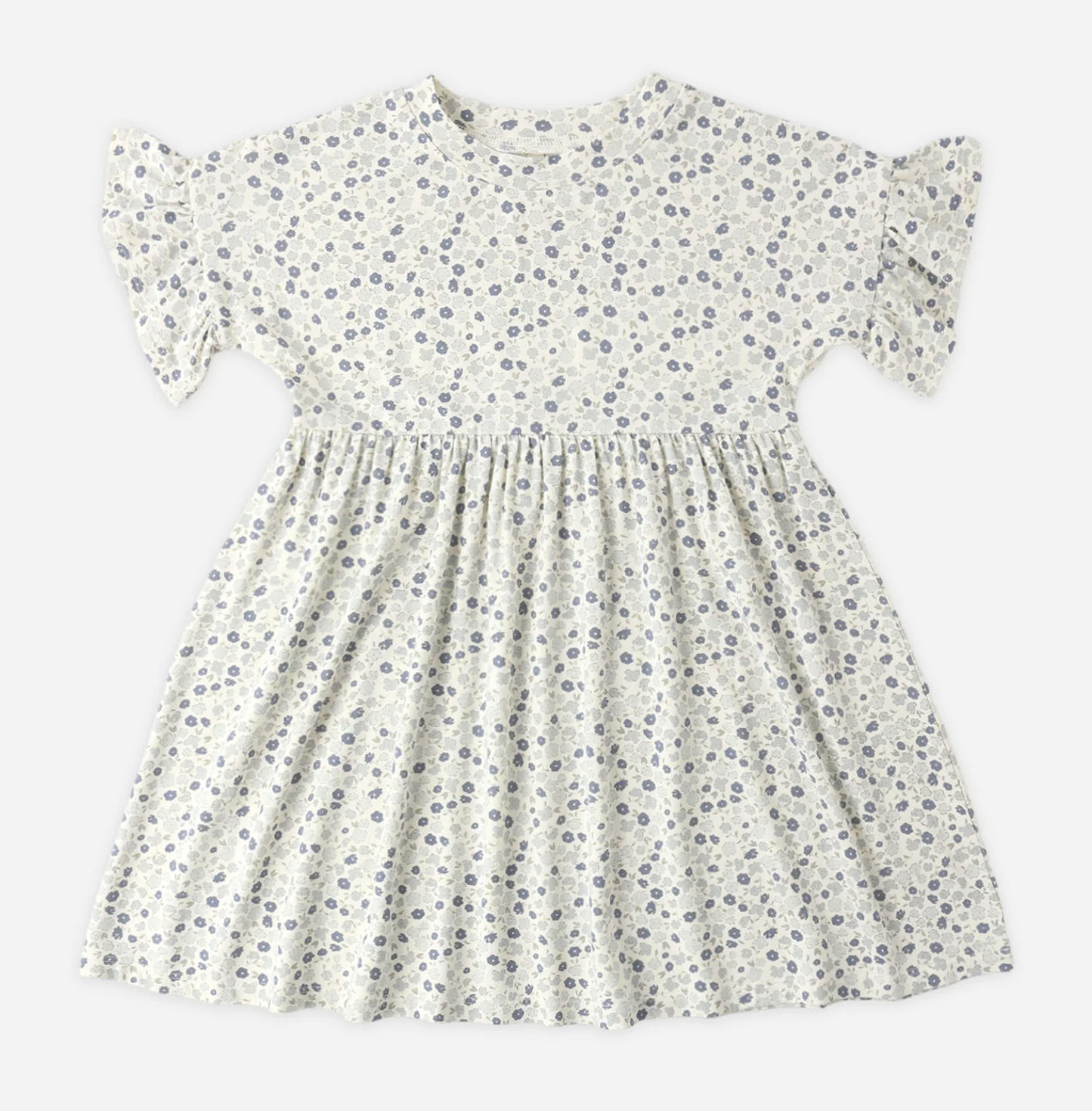 Babydoll Dress Blue Ditsy