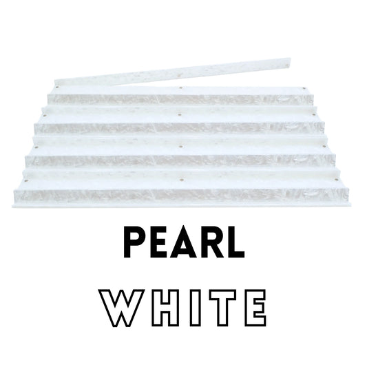 White Pearl Magnetic Mahjong Racks